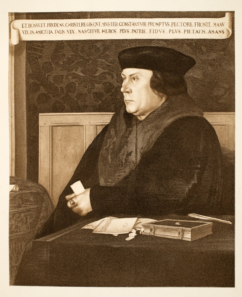 Thomas Cromwell, hrabia Essex, ok. 1537, wyd. 1902 (kolotypia) autorstwa Hans (after) Holbein the Younger