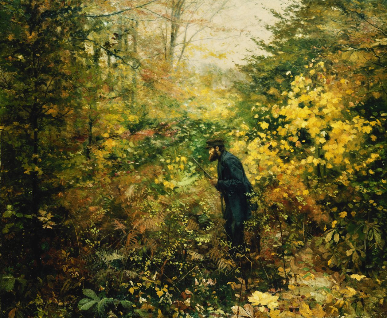 Łowca, 1887 autorstwa Hans Andersen Brendekilde