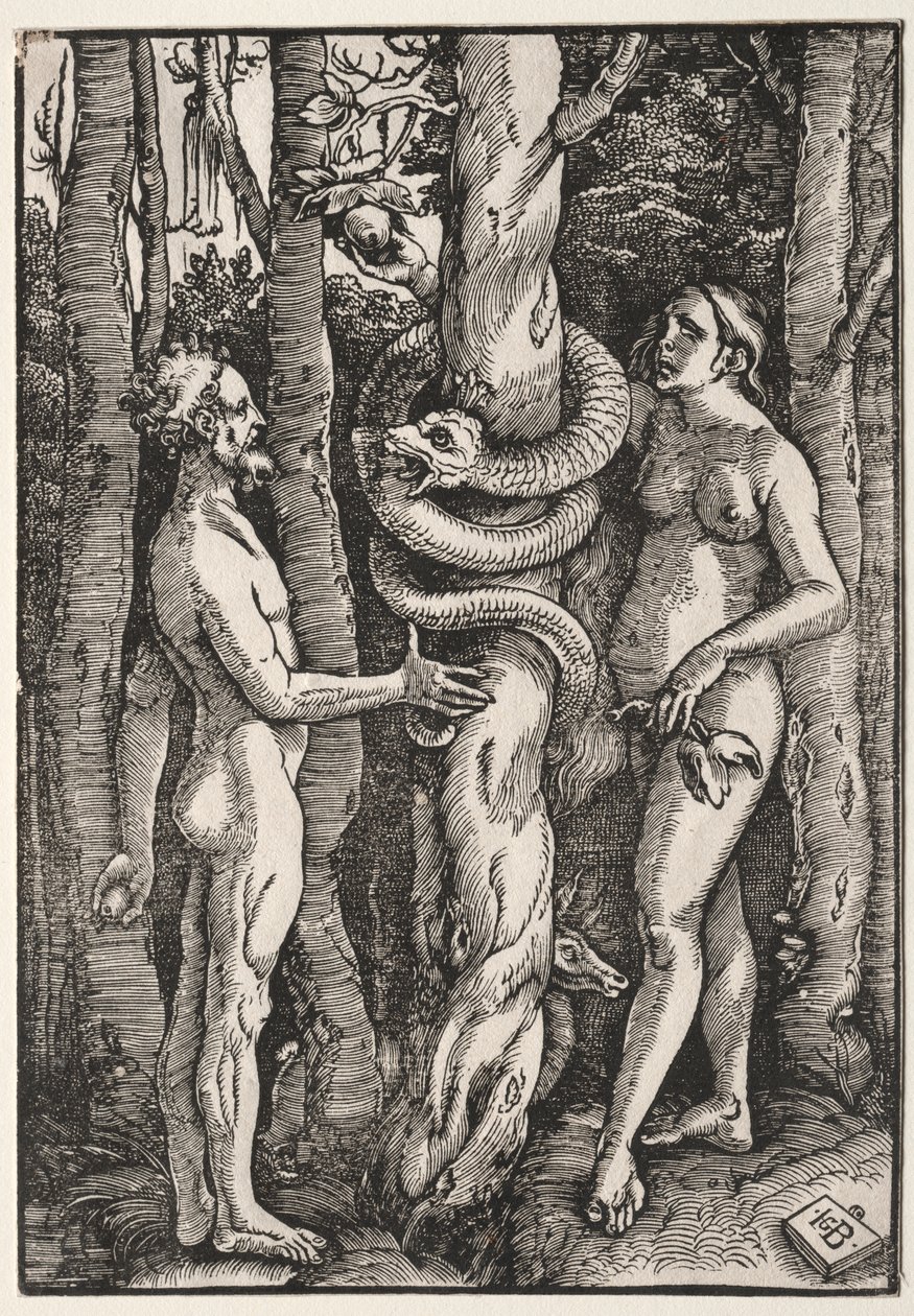 Adam i Ewa autorstwa Hans Baldung