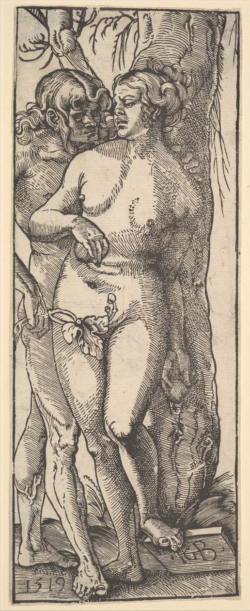 Adam i Ewa, 1519. autorstwa Hans Baldung