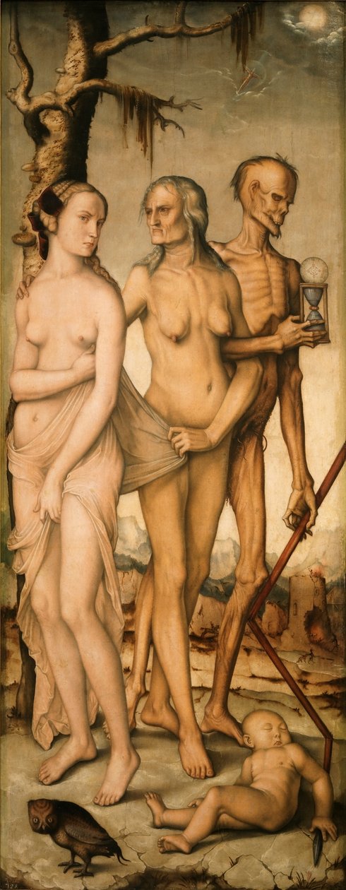 Wieki i śmierć autorstwa Hans Baldung Grien