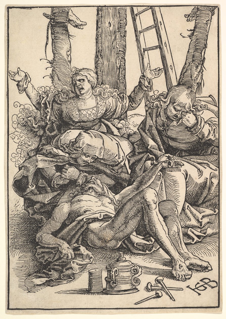 Opłakiwanie Chrystusa, 1510. autorstwa Hans Baldung