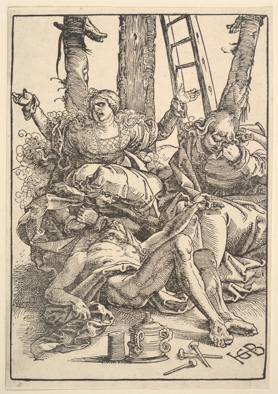 Opłakiwanie Chrystusa, 1510. autorstwa Hans Baldung