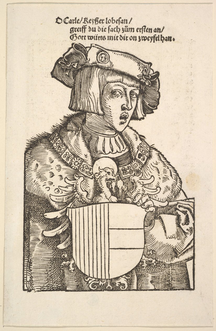 Portret Karola V. autorstwa Hans Baldung