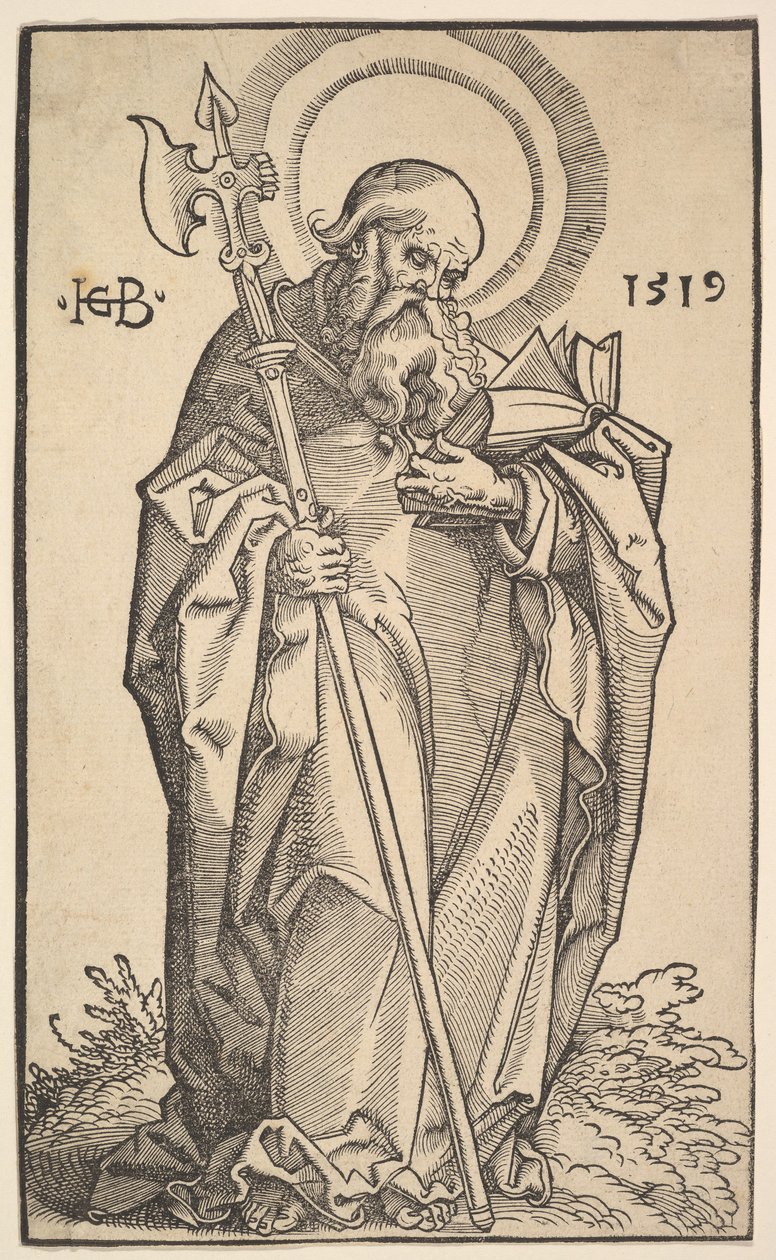 Św. Mateusz od Chrystusa i Apostołów, 1519. autorstwa Hans Baldung