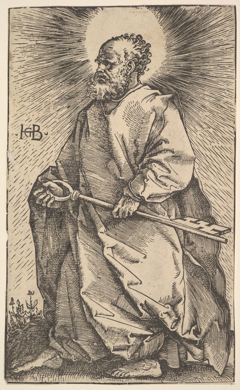 Św. Piotr od Chrystusa i Apostołów, 1519. autorstwa Hans Baldung
