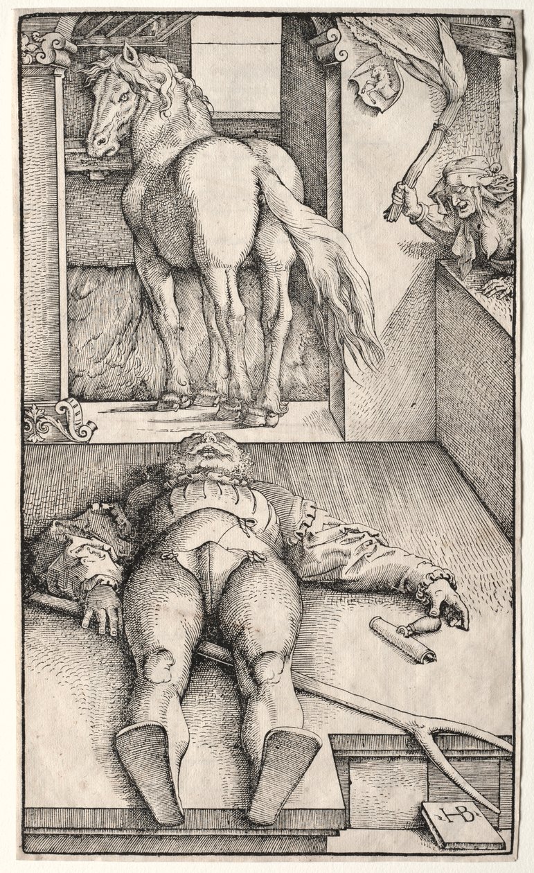 Zaczarowany Pan Młody autorstwa Hans Baldung