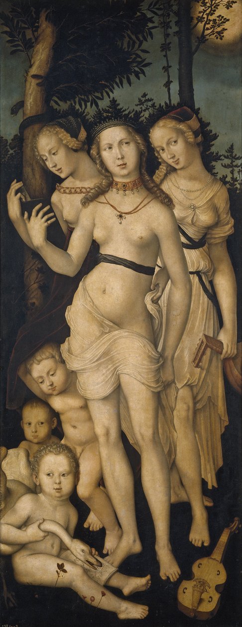 Trzy Gracje autorstwa Hans Baldung