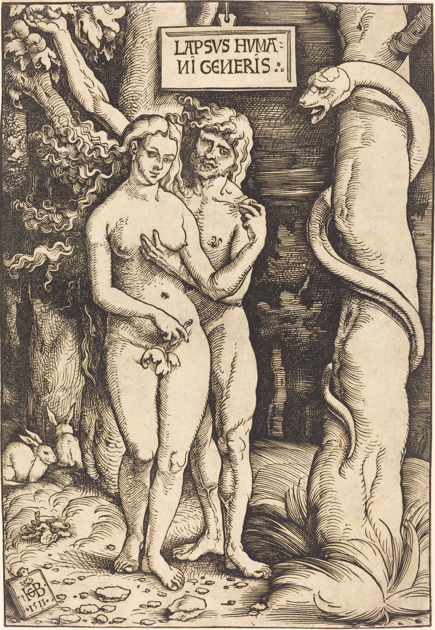 Adam i Ewa autorstwa Hans Baldung Grien