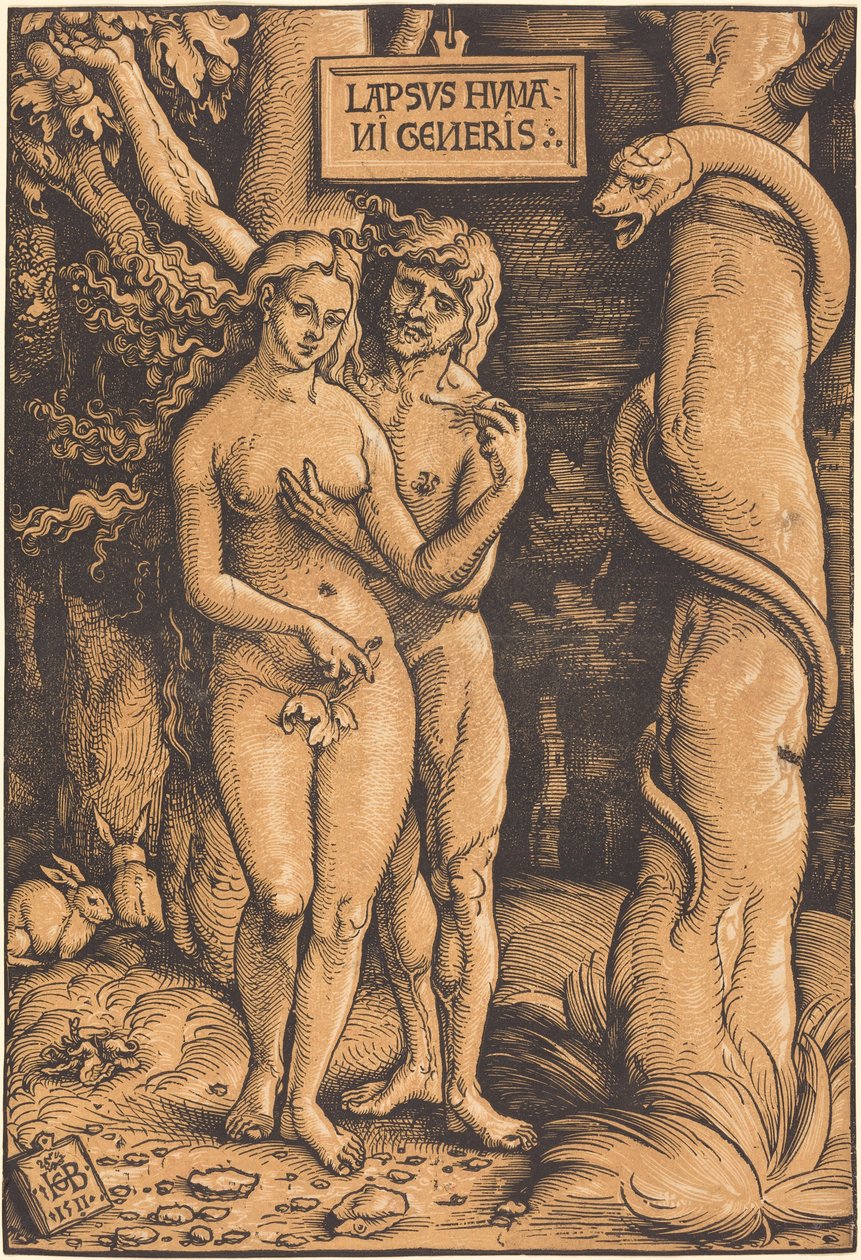 Adam i Ewa autorstwa Hans Baldung Grien