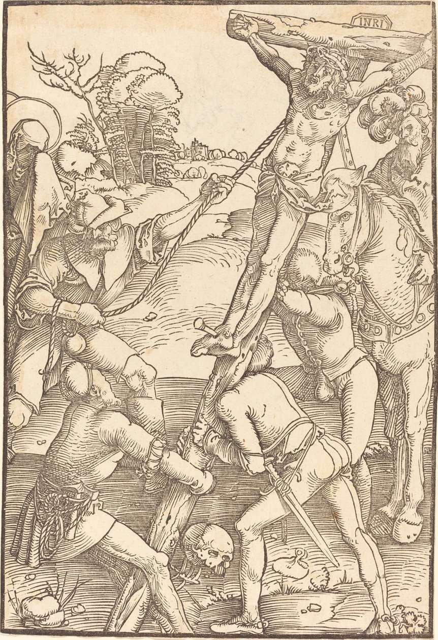 Chrystus podniesiony na krzyżu autorstwa Hans Baldung Grien