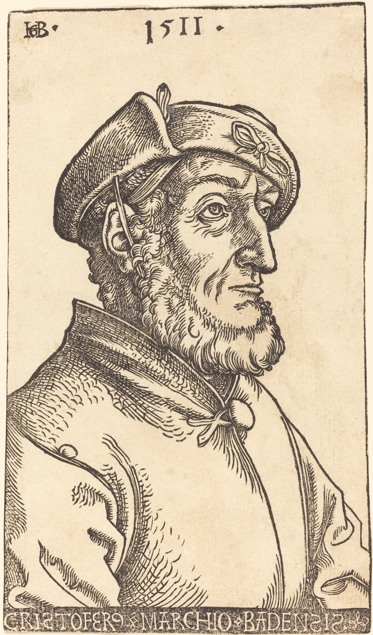 Krzysztof, margrabia Badenii autorstwa Hans Baldung Grien