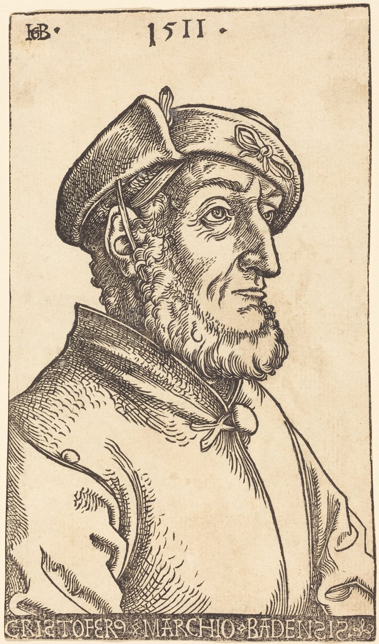 Krzysztof, margrabia Badenii autorstwa Hans Baldung Grien