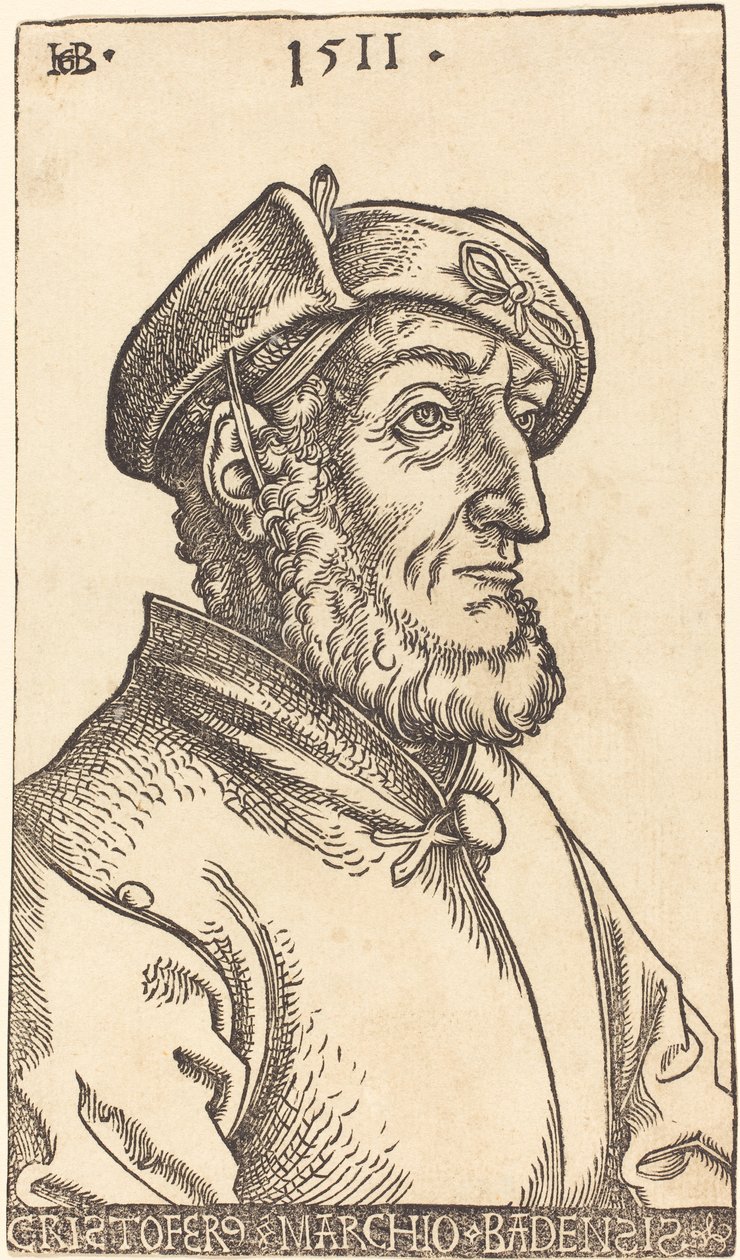 Krzysztof, margrabia Baden, 1511 autorstwa Hans Baldung Grien
