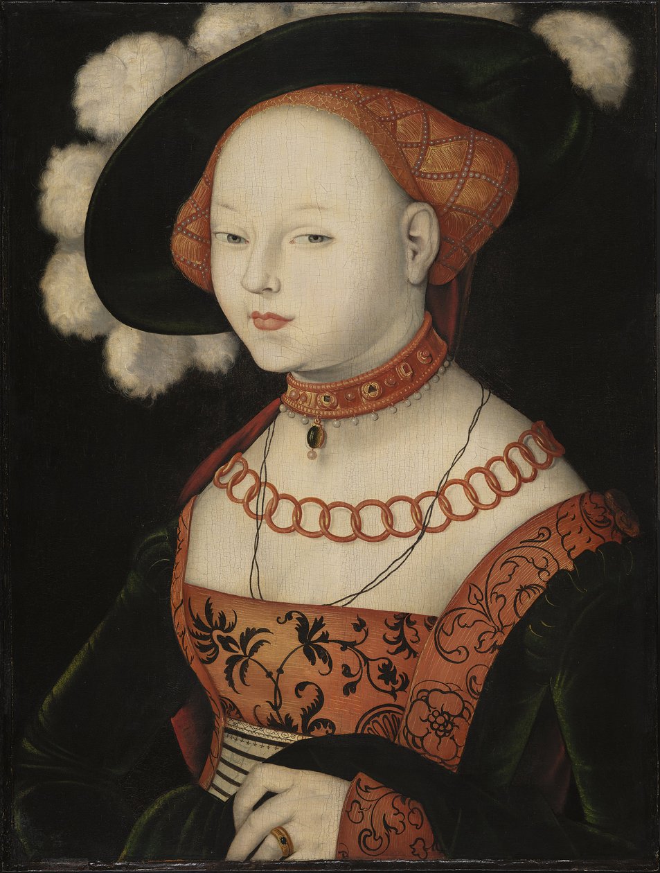 niemiecki: Bildnis einer Dame Portret damy autorstwa Hans Baldung Grien