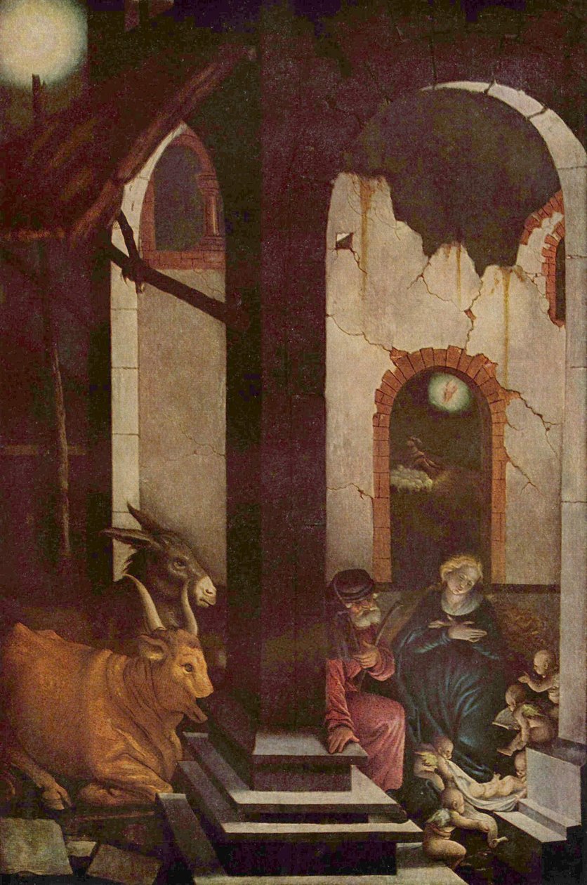Niemiecki: Narodziny Chrystusa autorstwa Hans Baldung Grien