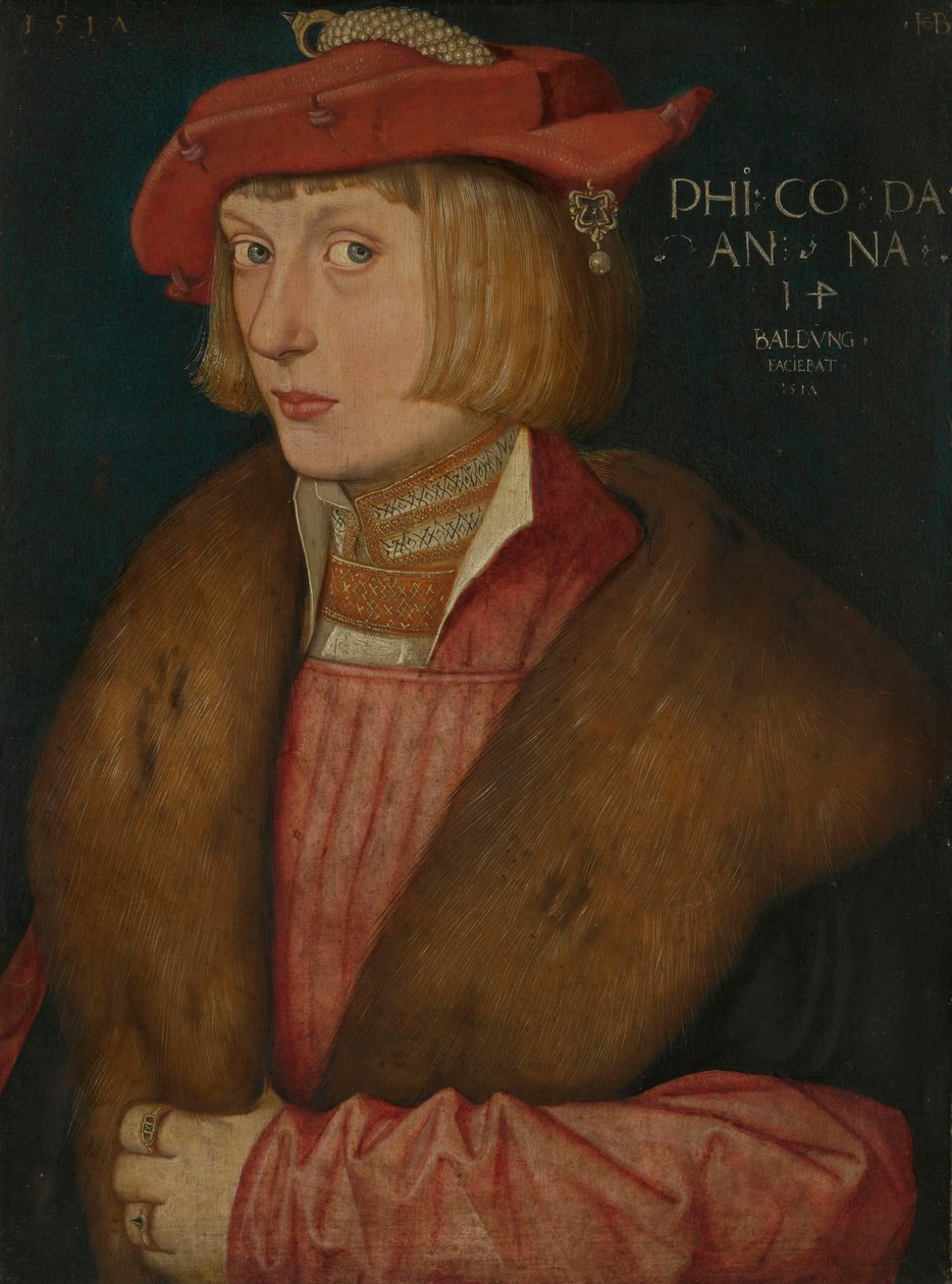 Hrabia Palatyn Filip Wojownik Hrabia Filip Bellicosus autorstwa Hans Baldung Grien