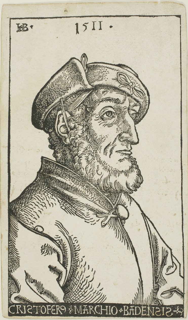 Margrabia Christoph I Badenii autorstwa Hans Baldung Grien