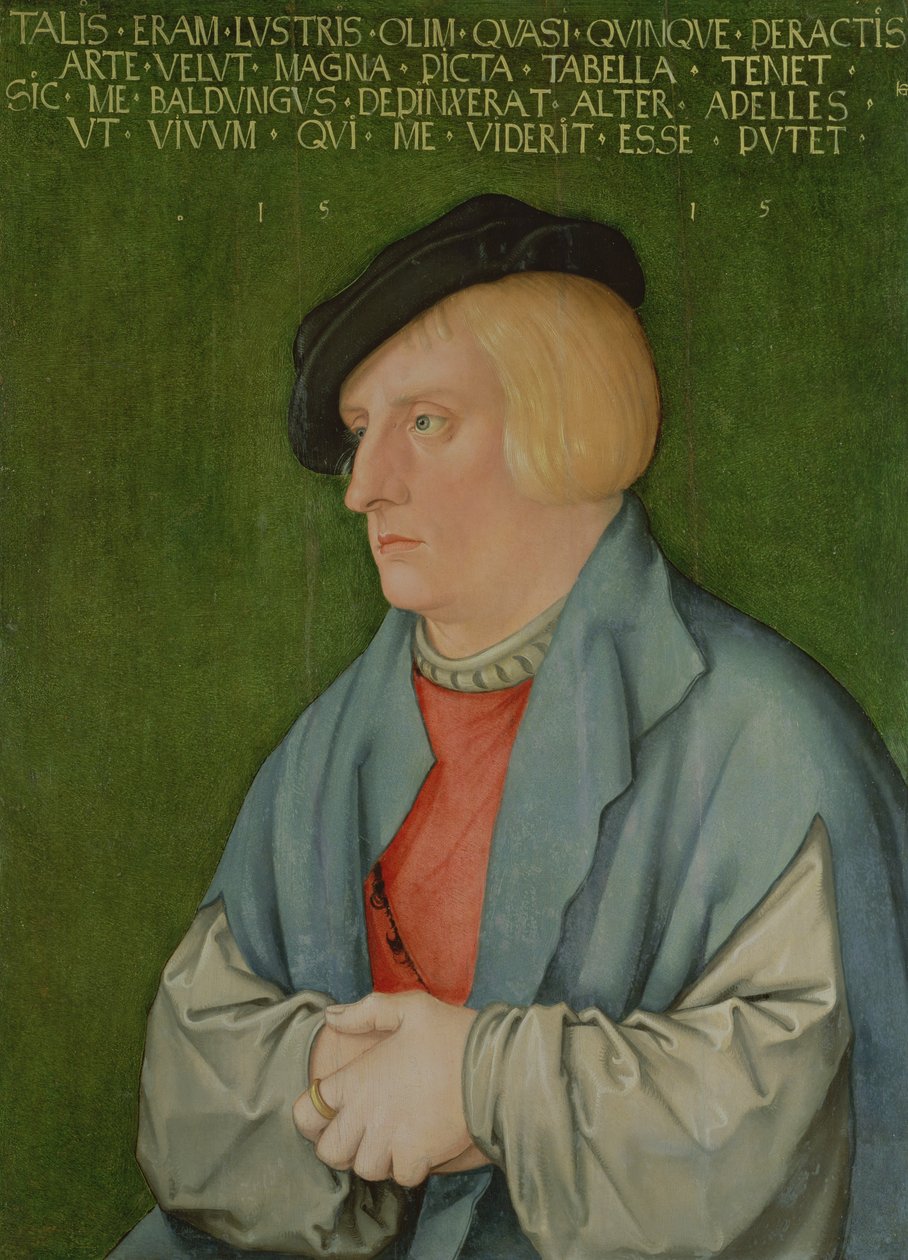 Portret młodego mężczyzny, 1515 autorstwa Hans Baldung Grien