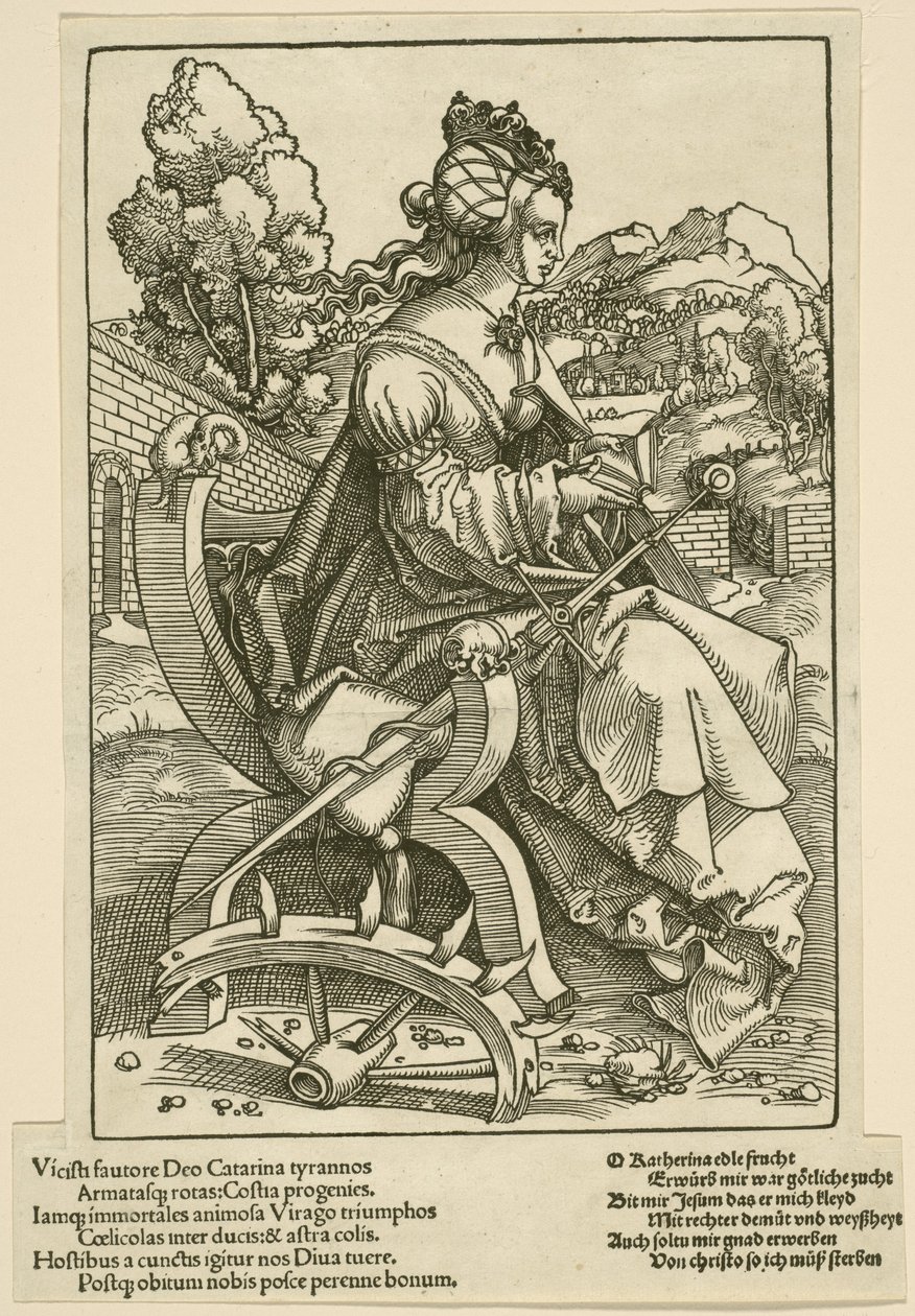 Święta Katarzyna, 1505-07 autorstwa Hans Baldung Grien