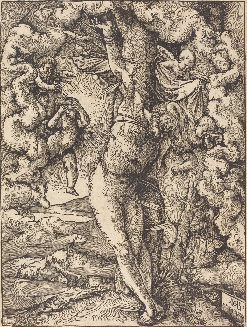 Św. Sebastian autorstwa Hans Baldung Grien