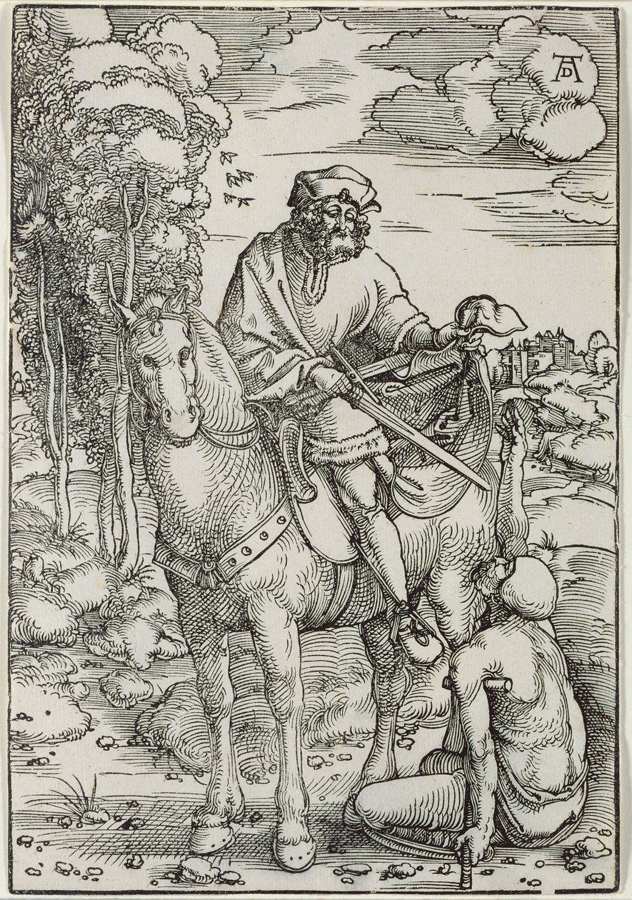Św. Marcin dzieli swój płaszcz autorstwa Hans Baldung Grien