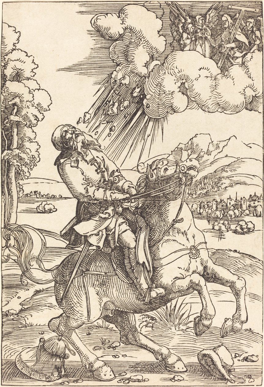 Nawrócenie św. Pawła autorstwa Hans Baldung Grien