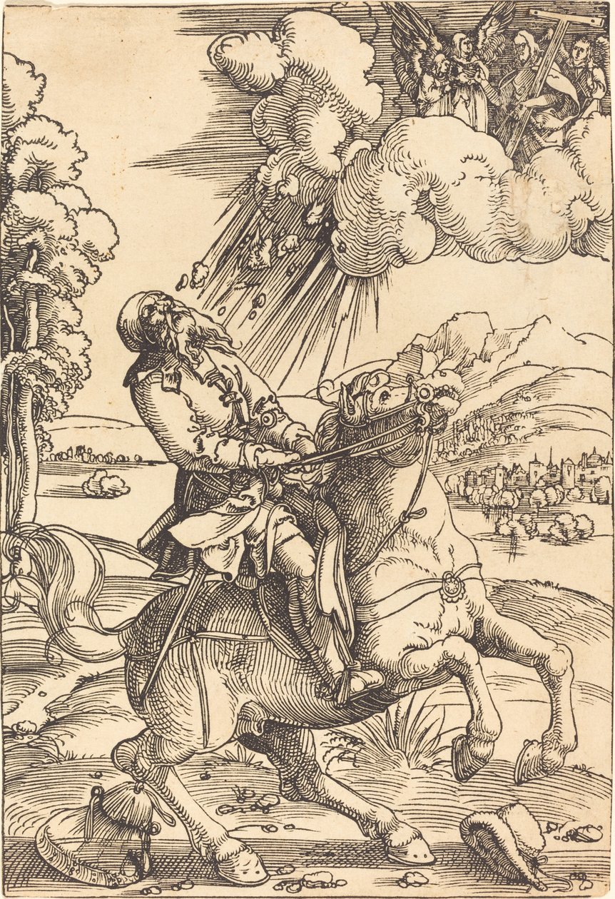 Nawrócenie św. Pawła autorstwa Hans Baldung Grien