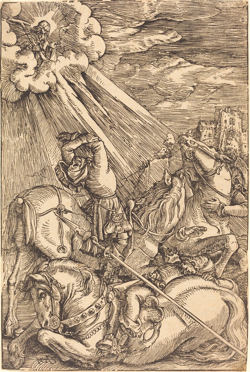 Nawrócenie św. Pawła autorstwa Hans Baldung Grien