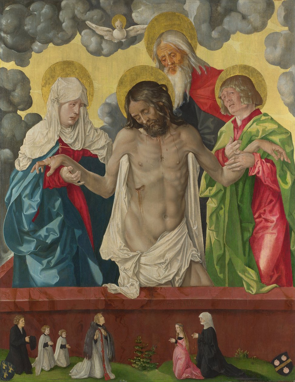 Trójca i Mistyczna Pieta, 1512 autorstwa Hans Baldung Grien