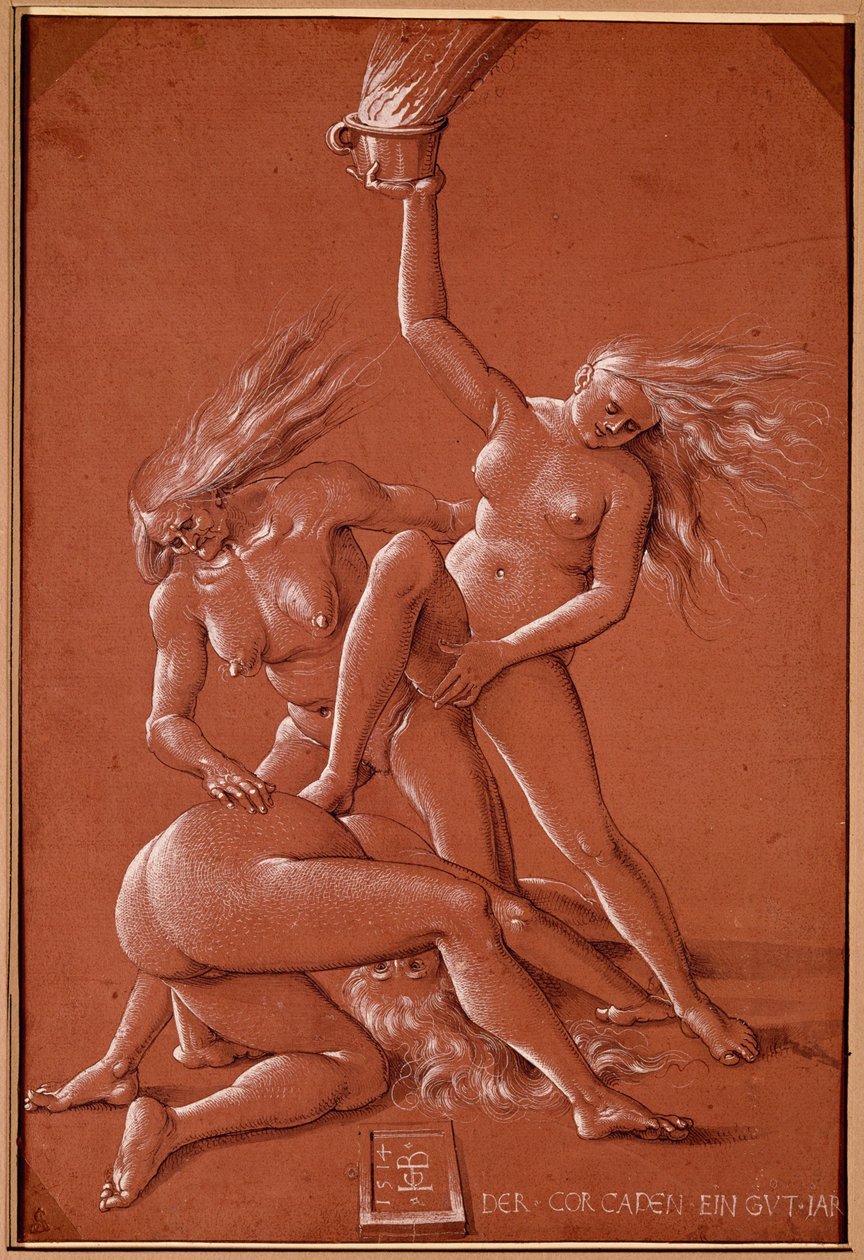 Czarownice (rysunek) autorstwa Hans Baldung Grien