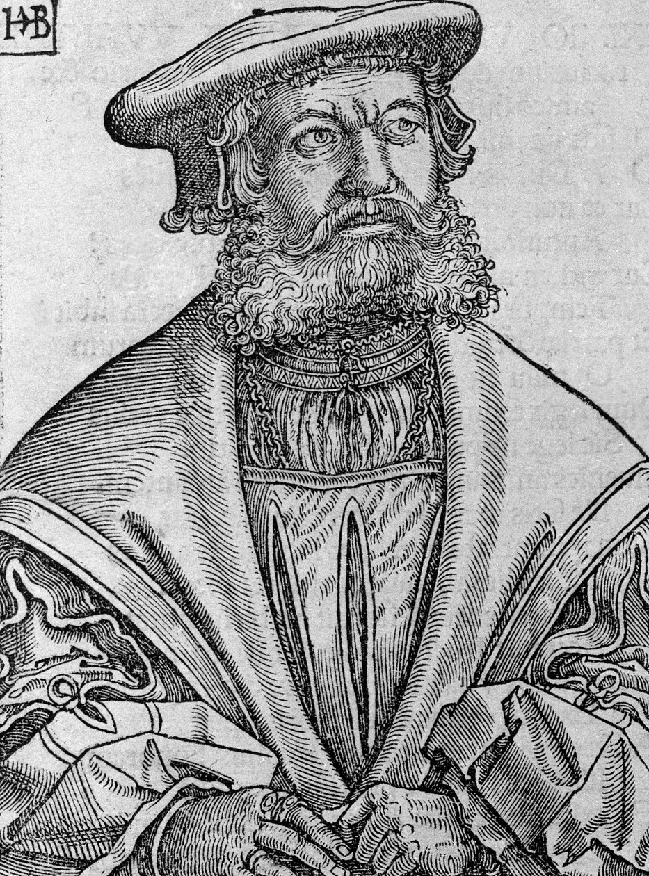 Helius Eobanus Hessus, 1534 autorstwa Hans Brosamer