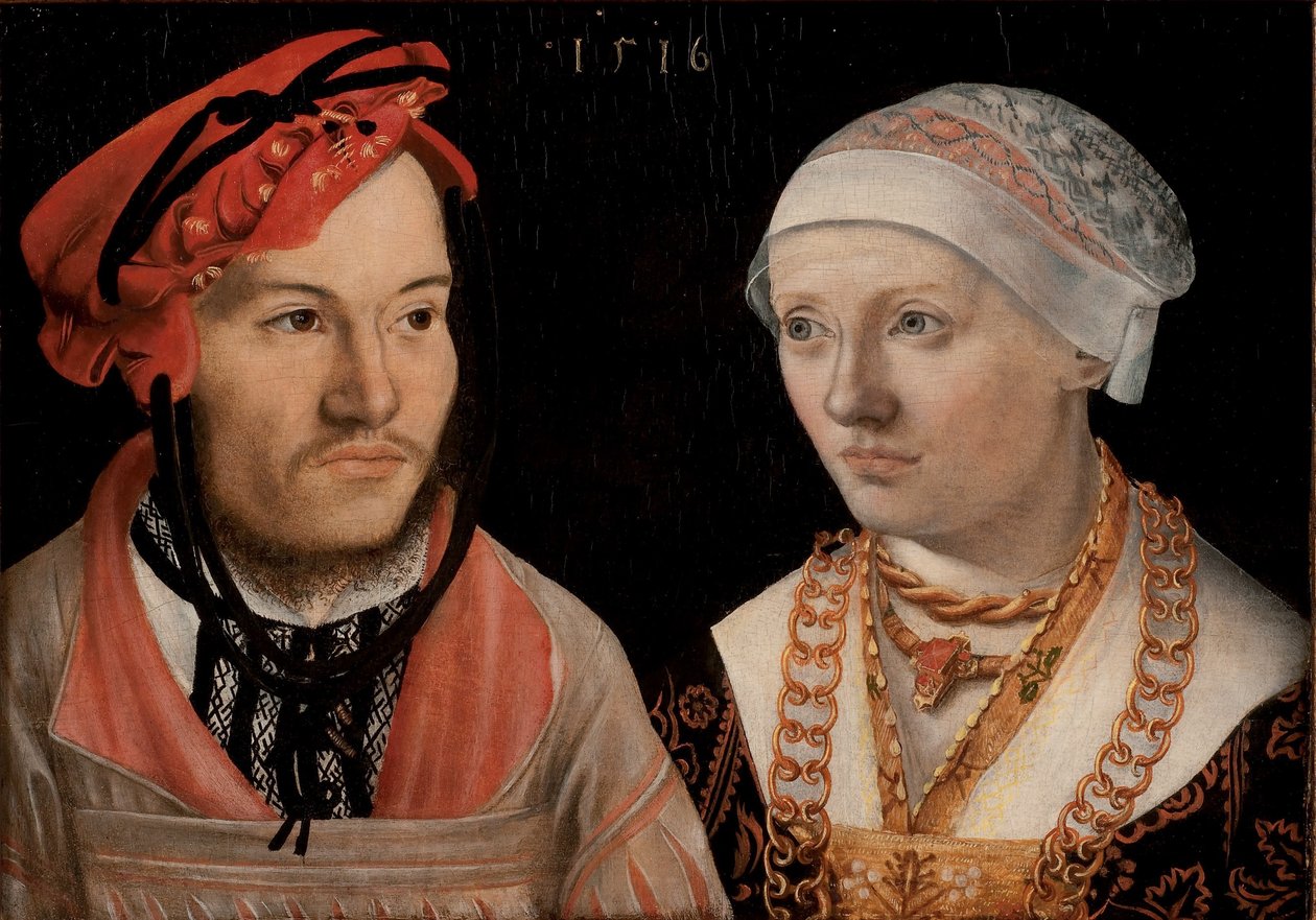 Portret pary autorstwa Hans Brosamer
