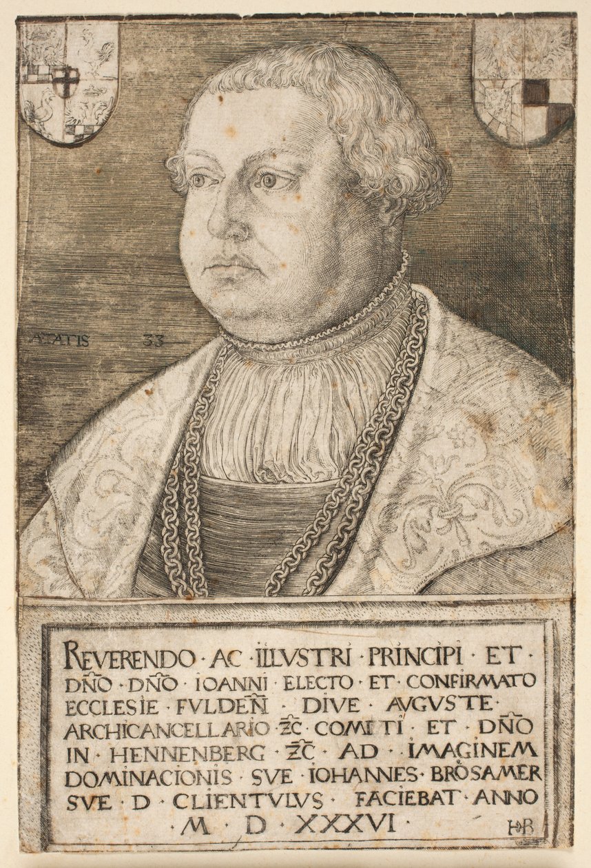Portret Johanna von Henneberg autorstwa Hans Brosamer