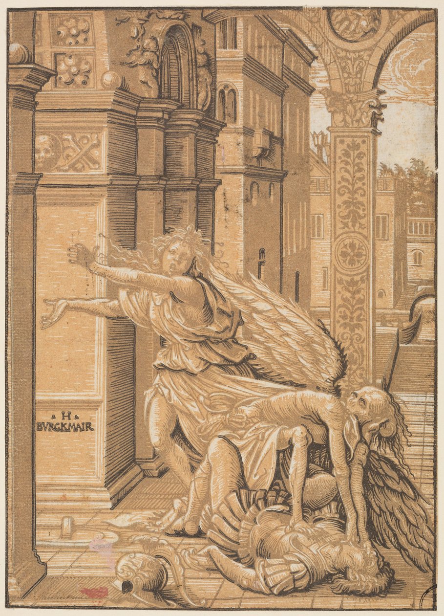 Chrzest eunucha autorstwa Hans Burgkmair