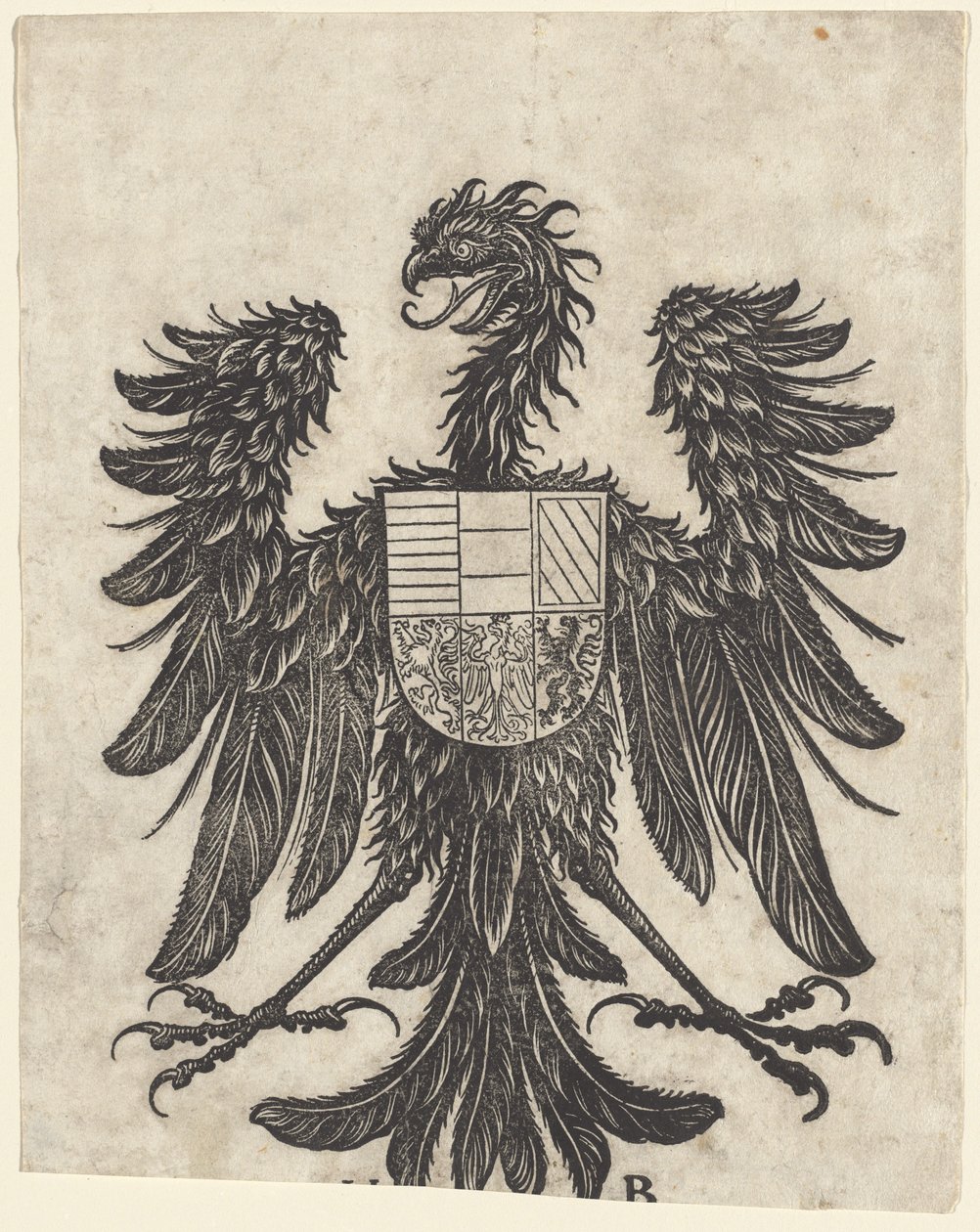 Herb z jednym orłem autorstwa Hans Burgkmair I