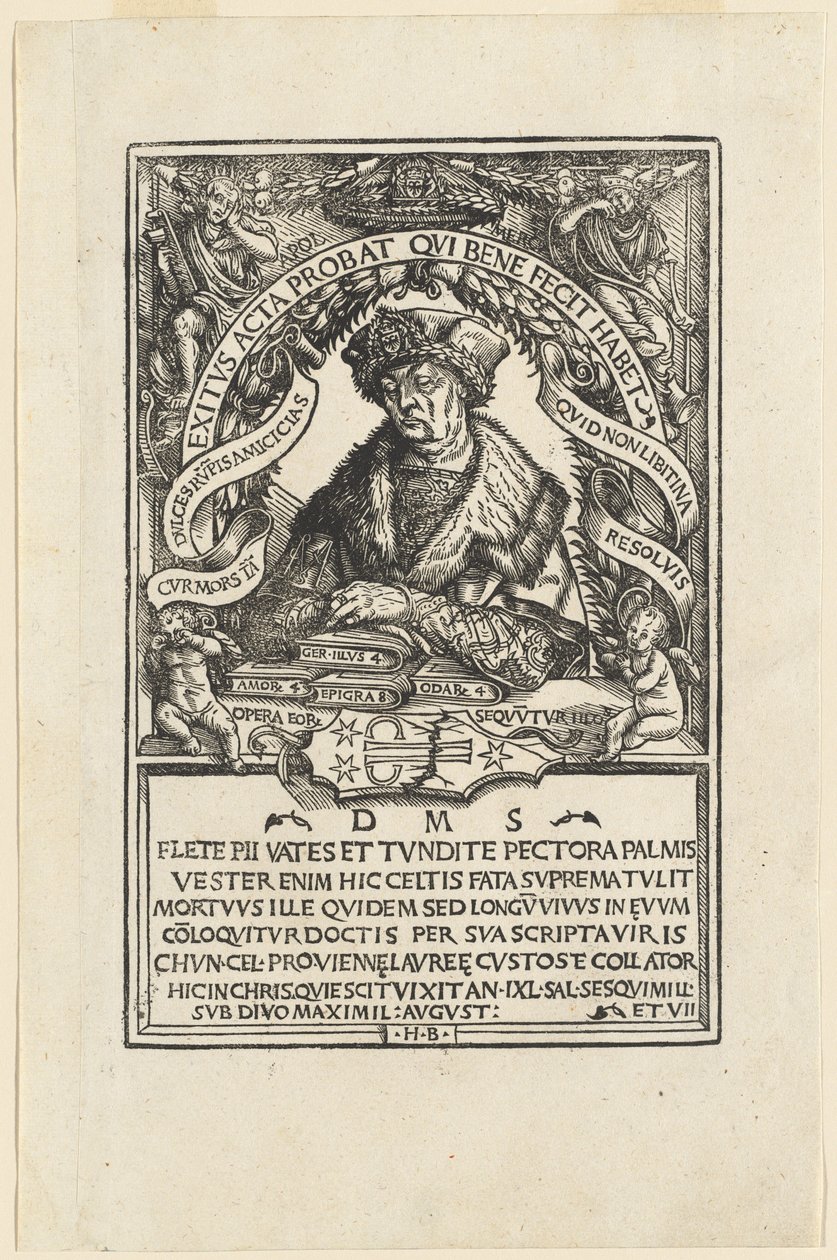 Konrad Celtów autorstwa Hans Burgkmair I
