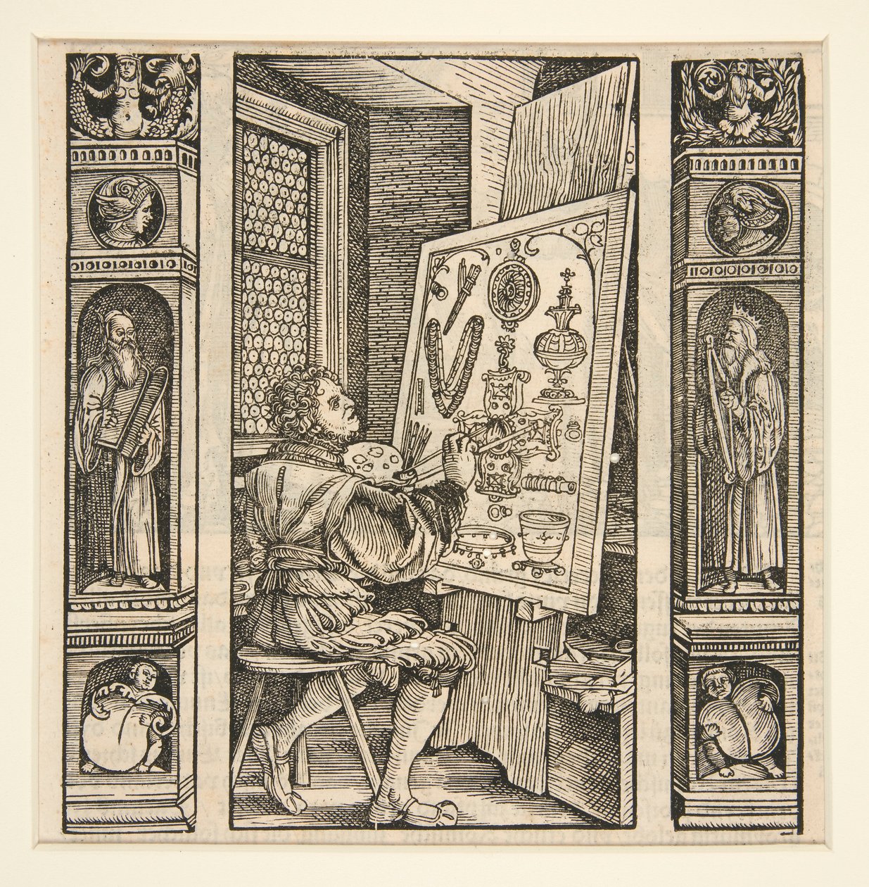 Malarz klejnotów z Petrarki autorstwa Hans Burgkmair the Elder