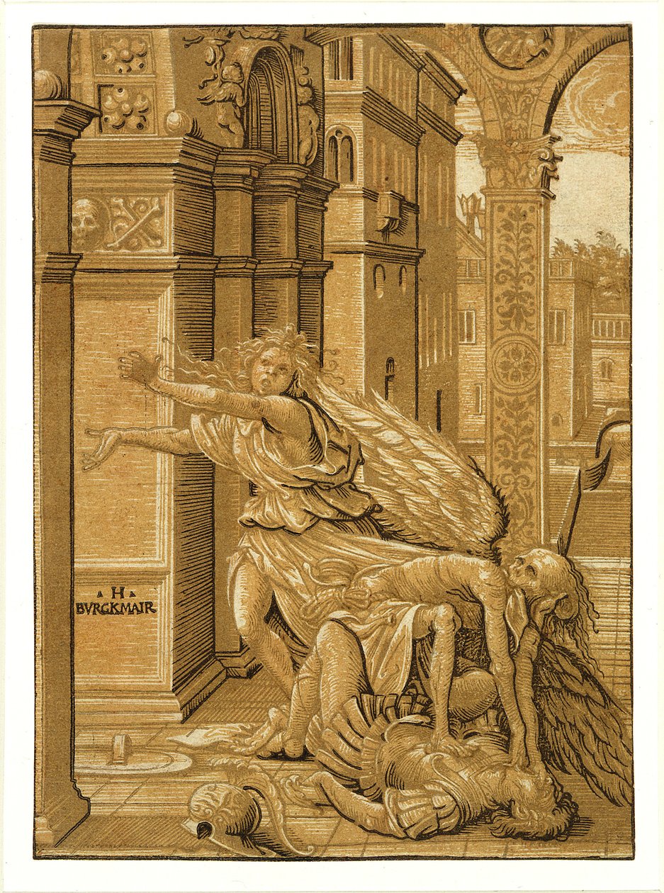 Kochankowie zaskoczeni śmiercią autorstwa Hans Burgkmair the Elder