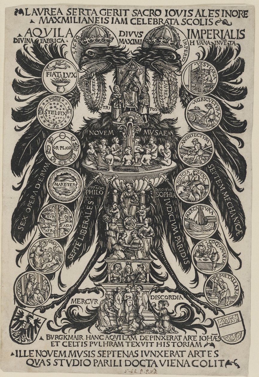 Alegoryczny orzeł cesarski autorstwa Hans Burgkmair the Elder