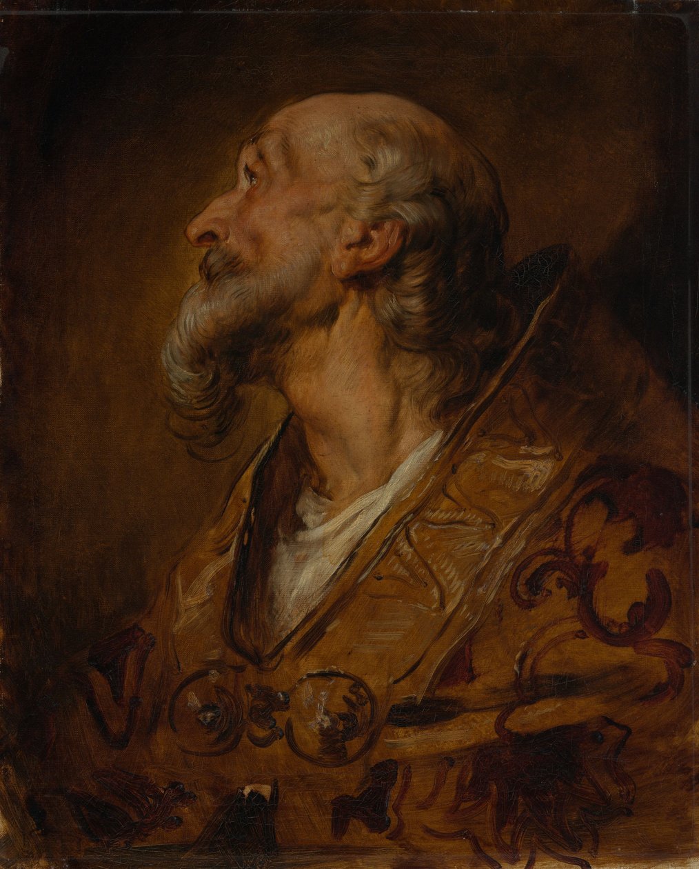 Portret biskupa w półpostrzegu autorstwa Hans Canon