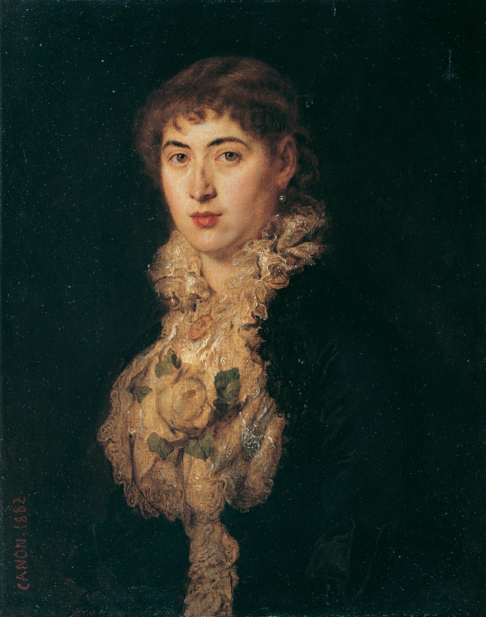 Maria Freifrau von Zehmen, z domu Fröhlich von Feldau autorstwa Hans Canon