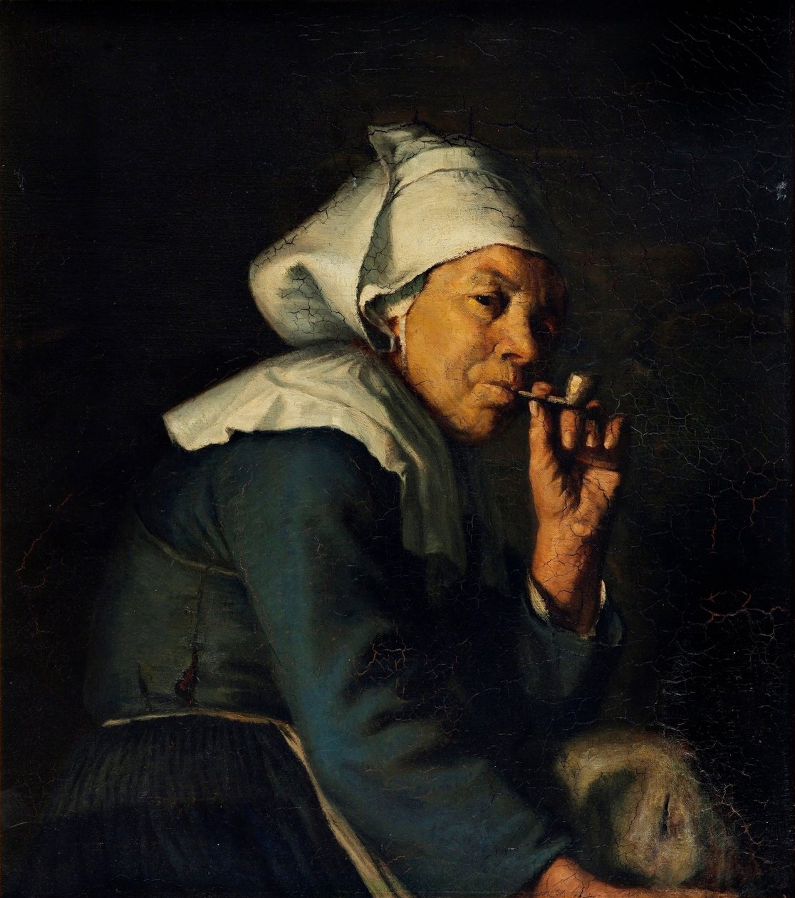 Wieśniaczka z Bretanii, ok. 1886 (olej na płótnie) autorstwa Hans Christian Koefoed