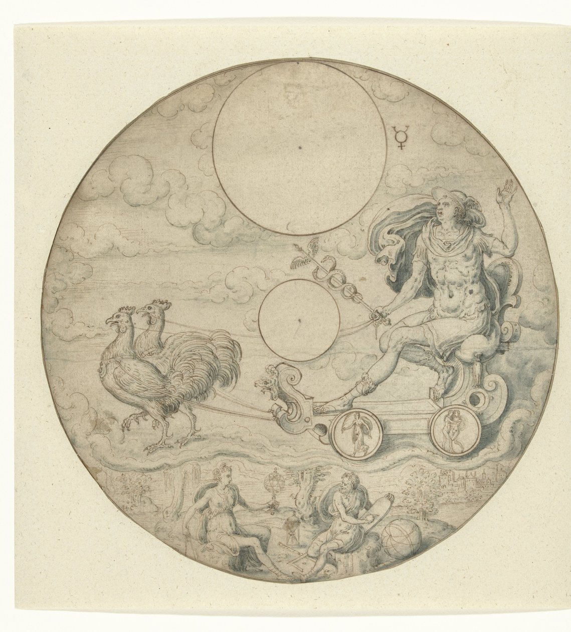 Planeta Merkury autorstwa Hans Collaert (I)