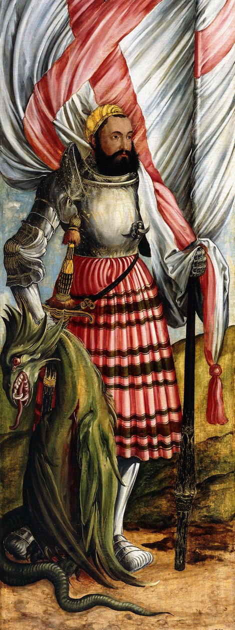 Święty Jerzy, 1517 r autorstwa Hans Duerer