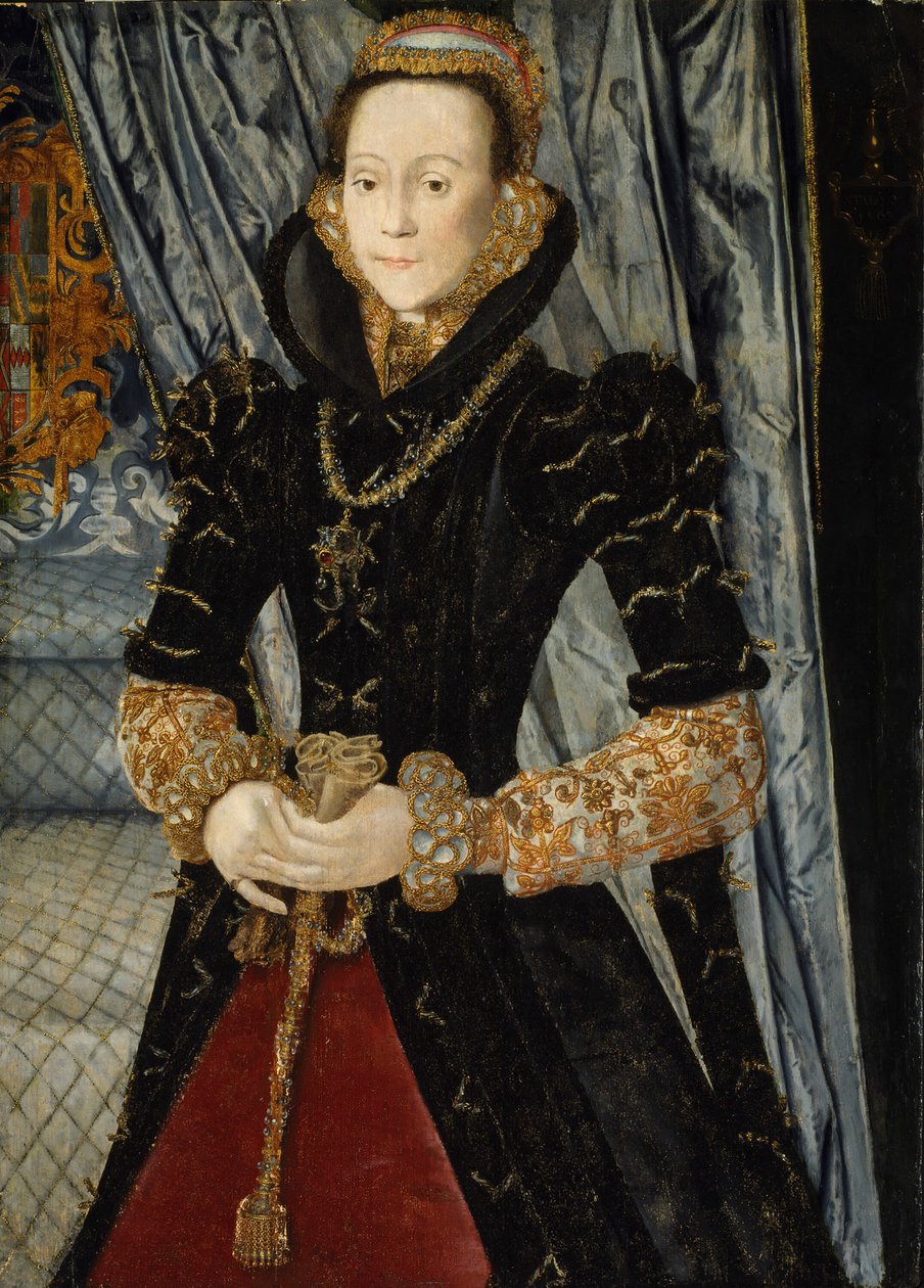 Portret damy z rodziny Wentworth, prawdopodobnie Jane Cheyne, 1563. autorstwa Hans Eworth