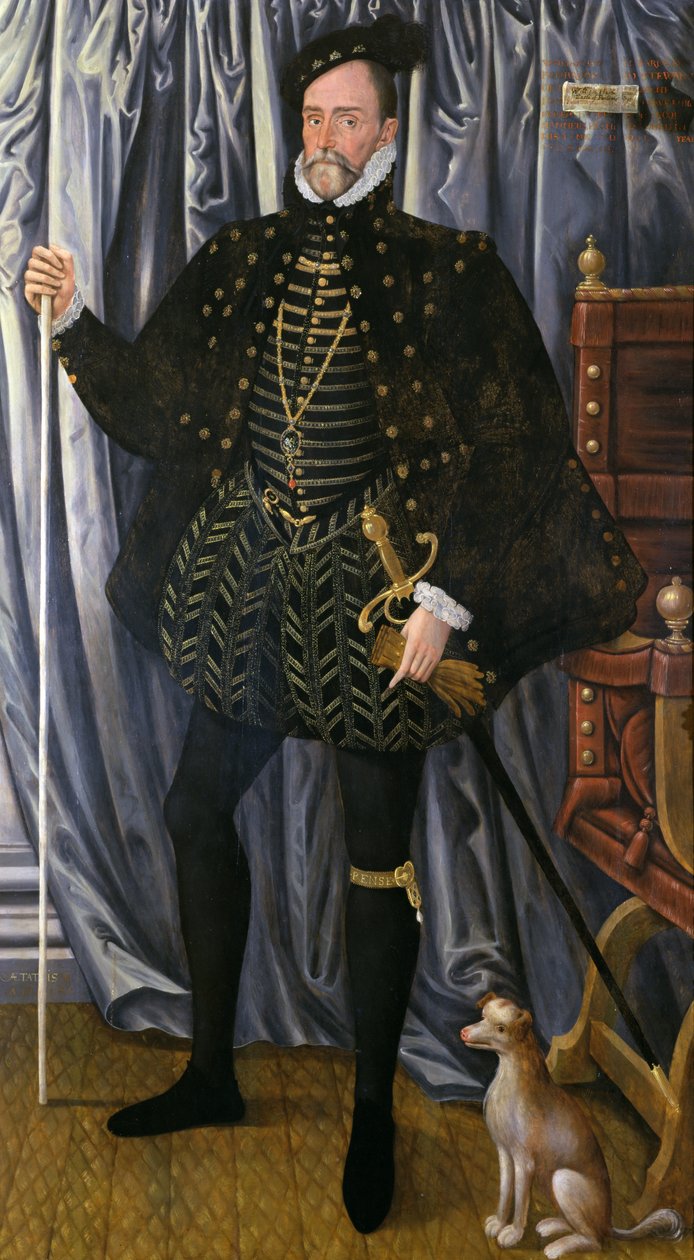 1. hrabia Pembroke (ok. 1501-70) autorstwa Hans Eworth or Ewoutsz