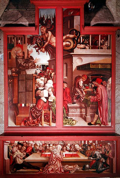 Ołtarz św. Antoniego, 1506 autorstwa Hans Fries