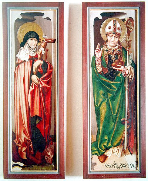 Św. Małgorzata i Św. Mikołaj z Miry, ok.1507 autorstwa Hans Fries