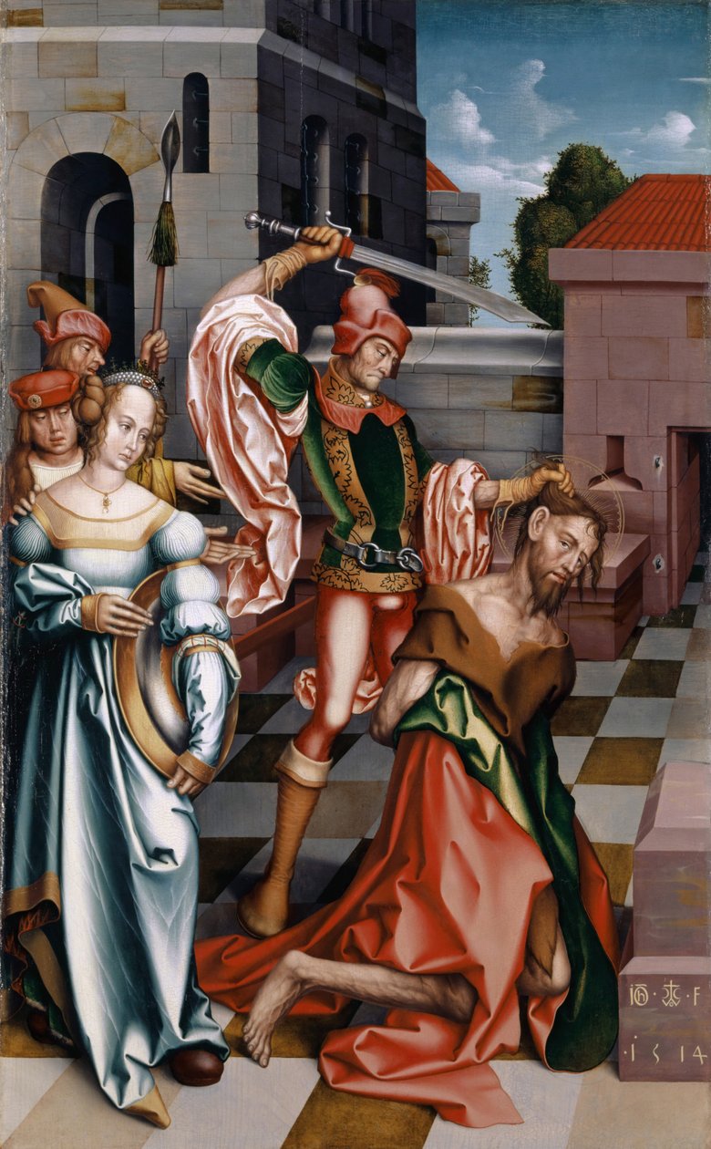 Ścięcie św. Jana Chrzciciela, 1514 autorstwa Hans Fries